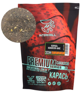 Прикормка Interkrill Premium 1кг Карась-Конопля-Аніс