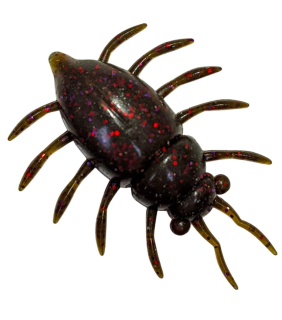 Силікон Fishup Maybug 1,3" - 050 Green Pumpkin Brown/Red & Purple (5шт/уп)