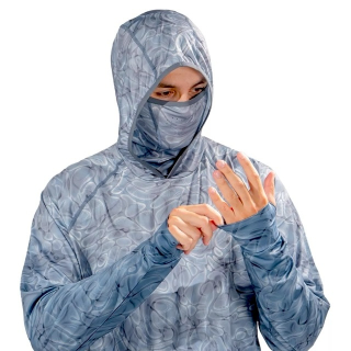 Джерси с капюшоном GC Vortex Air Hoodie Sun Shirt Grey