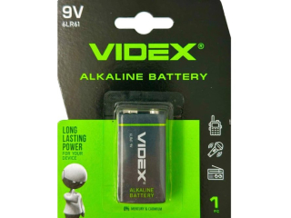 Крона Videx Alkaline Battery 6LR61 / 9V