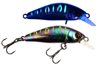 Воблер Jackall Chubby Minnow 35SP 2,3г - UV UL Tamamushi Tiger