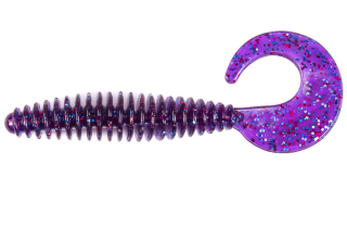 Силикон Lucky John Ultra Worm Curly 3,0" - S63 (7шт/уп)
