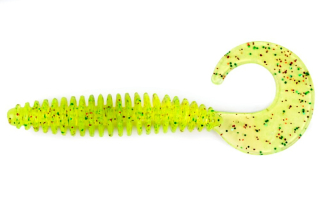Силікон Lucky John Ultra Worm Curly 3,0" - S15 (7шт/уп)