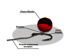Премиум насадка Bounty Fluoro Biturbo - Acid Pear (кислая груша) 10мм