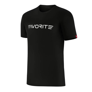 Футболка Favorite White Logo, black
