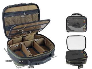 Сумка-органайзер Profmontazh Multi-Bag Mini с поводочницей, для кормушек и аксессуаров