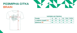 Футболка Brain GrumpyCarp, dark grey melange