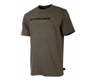 Футболка Savage Gear SG4 Logo T-Shirt, loden green