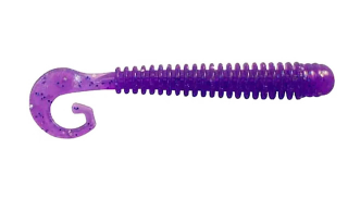 Силикон Reins G-Tail Saturn 4,0" - 567 Lilac Silver & Blue Flake (12шт/уп)
