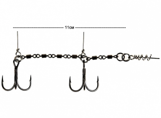 Оснащення сталеве Lucky John Stinger Power Chain # L