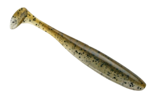Силікон Keitech Easy Shiner 5,0" - 414 Green Pumpkin Pepper Shad