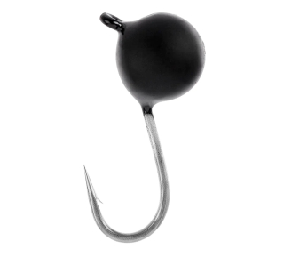 Мормышка вольфрамовая Viking Fishing Round 0.64g 4mm Black