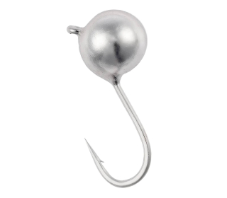 Мормышка вольфрамовая Viking Fishing Round 0.64g 4mm Silver