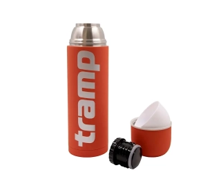 Термос Tramp Soft Touch 1.0 л помаранчевий