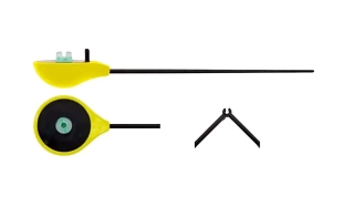 Вудка зимова Salmo Handy Ice Rod 24см жовта