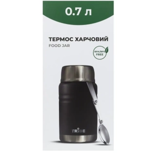 Термос Tribe Food Jar пищевой 0.70 л black