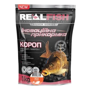 Прикормка Real Fish Silver Series Короп (кисла груша) 1.0kg