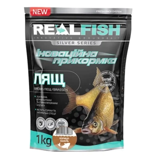 Прикормка Real Fish Silver Series Лящ (кориця-ваніль) 1.0kg