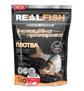 Прикормка Real Fish Silver Series Плотва (мотиль) 1.0kg