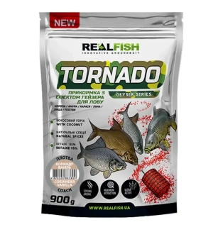 Прикормка Real Fish Tornado Плітка (коріандр-ваніль) 0.9kg