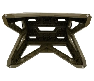 Стул складной пластиковый Tribe Camp Chair Low olive