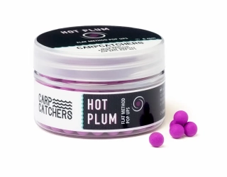 Бойлы Carp Catchers Flat Method Pop Ups "Hot Plum" 6mm