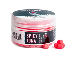 Бойлы Carp Catchers Flat Method Dumbell Pop Ups "Spicy Tuna" 8x6mm