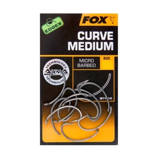 Крючки Fox Edges Curve Medium - №02 (10шт/уп)