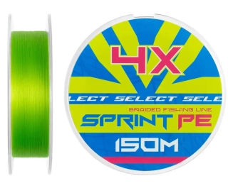 Шнур Select Sprint PE 4X Light Green 150m #0.2/0.06mm 7lb/3.1kg