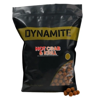 Бойлы Dynamite Baits Hot Crab & Krill 1kg 12mm