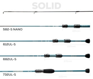 Спиннинг GC Cascade CSS-682UL-S 2.03m 0.8-5g