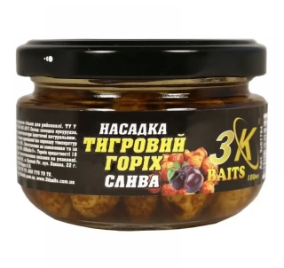 Тигровий горіх насадковий 3KBaits Premium (слива) 100ml