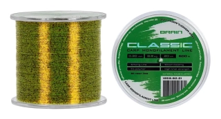 Волосінь Brain Classic Carp Line 3D (neon lime) 600m