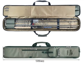 Чохол для вудилищ Profmontazh Carp & Feeder 4 Rods 150cm