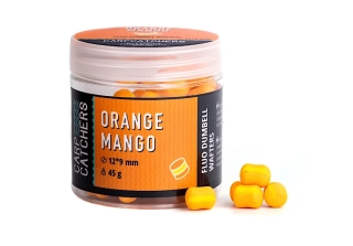Вафтерси Carp Catchers Fluo Dumbell Wafters "Orange Mango" 12x9mm