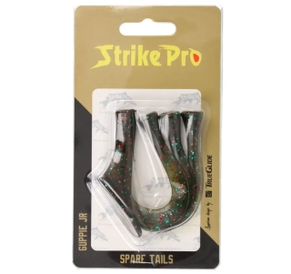 Хвіст силіконовий Strike Pro Guppie Jr 110S - MGG (4шт/уп)