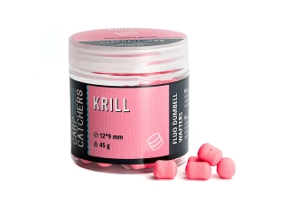 Вафтерсы Carp Catchers Fluo Dumbell Wafters "Krill" 12x9mm