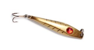 Блешня зимова Lucky John Fin Model B з трійником 50мм 7,0г - C