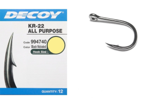 Гачки Decoy KR-22 Black Nickeled №02