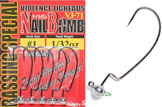 Джиг-головка Decoy Nail Bomb VJ-71 size 2 0,9г
