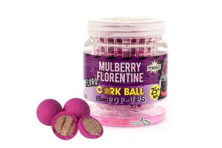 Бойли Dynamite Baits Cork Ball Pop-Ups Mulberry Florentine Fluro Purple 15мм (DY948)