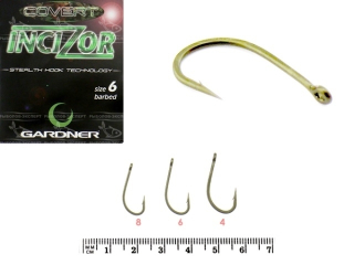 Крючки Gardner Covert Incizor Hooks size 8