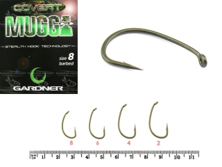 Крючки Gardner Covert Mugga Hooks size 2