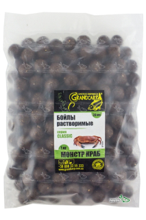 Бойлы Grandcarp Classic растворимые Монстр Краб Ø24мм 1кг