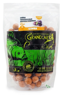Бойли Grandcarp Attract довгорозчинні Слива Ø20мм 1кг