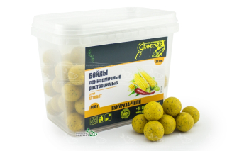 Бойлы Grandcarp Attract растворимые Кукуруза-Чили Ø20мм 400г