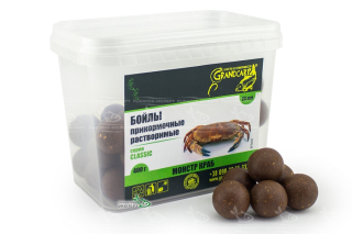Бойлы Grandcarp Classic растворимые Монстр Краб Ø24мм 400г