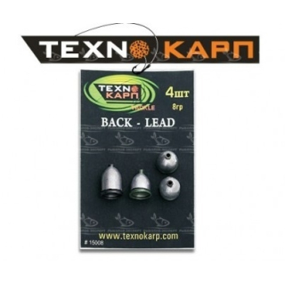Грузило Texnokarp"Скользящий Back-Lead" 8г