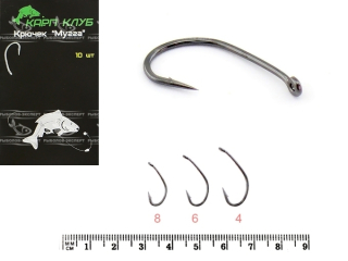 Крючки Carp Club "Мугга" size 08