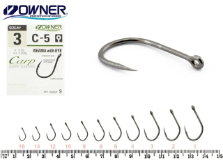Крючки Owner C-5 Iseama with eye №02